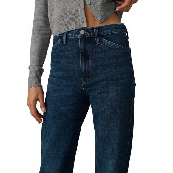 NEW JOE'S JEANS margot high rise straight leg jeans in blue